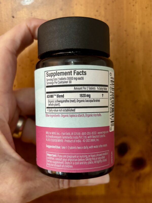 Ashmi back label